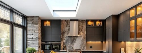 stratus-flat-skylights-in-black-kitchen